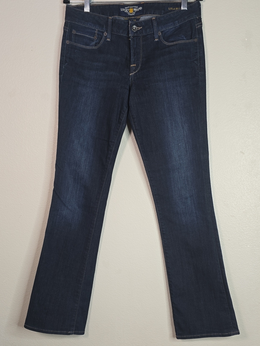 Lucky Brand Women's Dark Blue Lola  Bootcut Jeans Size 6/ 28
